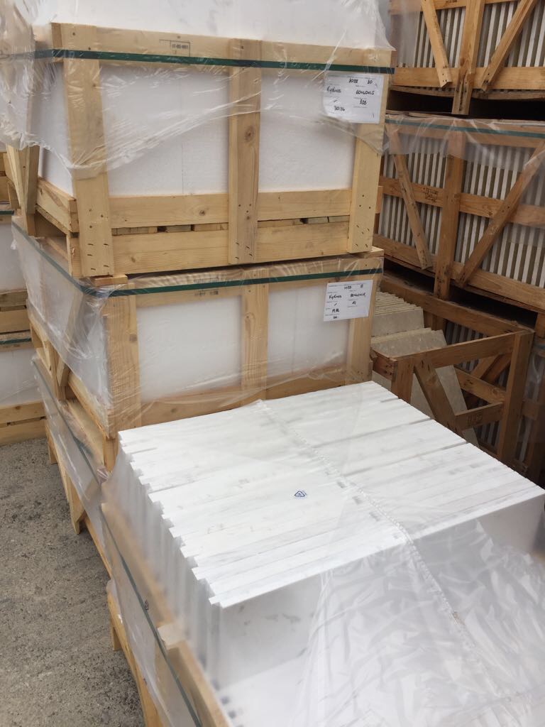 KYKNOS WHITE ! VORRÄTIG ! FLIESEN ! *80X40X1,5 CM – POLIERT